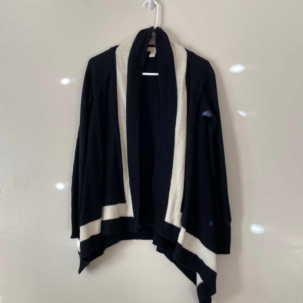 Banana Republic merino Wool cashmere blend Open Front Cardigan  Sz medium